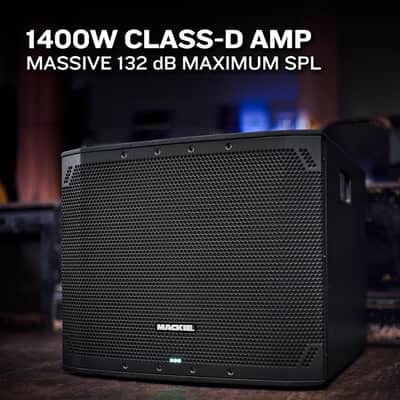Mackie Thump18Sv4 18" Professional Powered Subwoofer feat. 132 dB SPL, 25 Hz Low Frequency, Selectable High Pass Modes, Phase Invert Switch, Built-in Carry Handles, Connect Any Loudspeakers, 1400W image 4