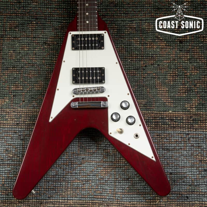 1995 Gibson Flying V '67 w/ Original Case - Cherry | Reverb