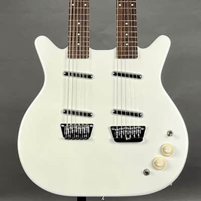 Danelectro Doubleneck 6-String/12-String 2024 - White Pearl image 6