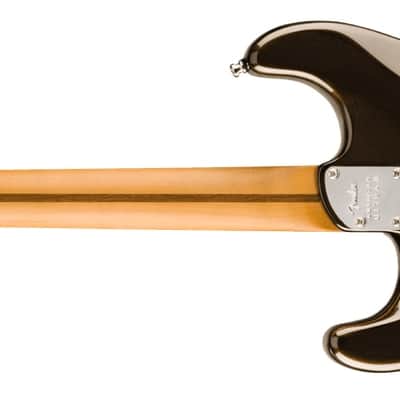 Fender American Ultra II Stratocaster, Ebony Fingerboard, Texas Tea image 6
