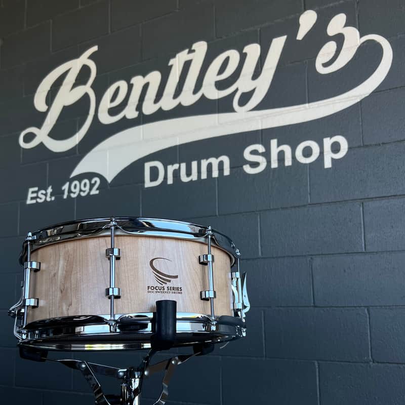 Doc Sweeney Drums Focus Series 6x14" Stave Maple Snare Drum with Chrome Hardware image 1