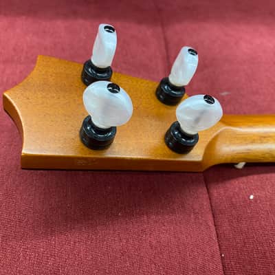 Kamaka HF-1 Soprano Ukulele with Full Ebony Package, MOP inlay, Koa Medium Curl Upgrade w/ Case image 18