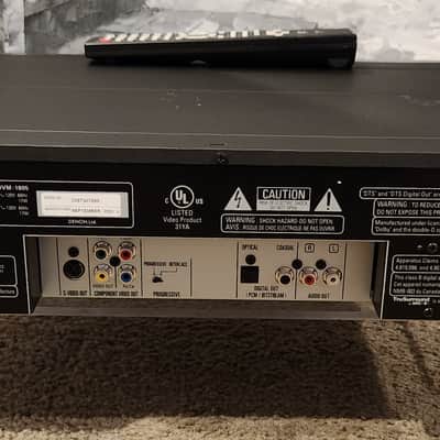 Denon Denon DVM-1805 5-Disc Progressive-Scan DVD Player , Black 2002 - Black metal image 7