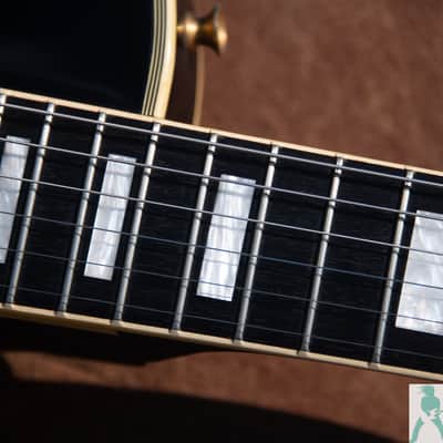 1989 Burny RLC-65 - 60's Style Les Paul Custom w Open Book Headstock & Split Diamond Inlay - Made in Japan - Pro Set Up w Perfect Frets/Action/Intonation! image 9