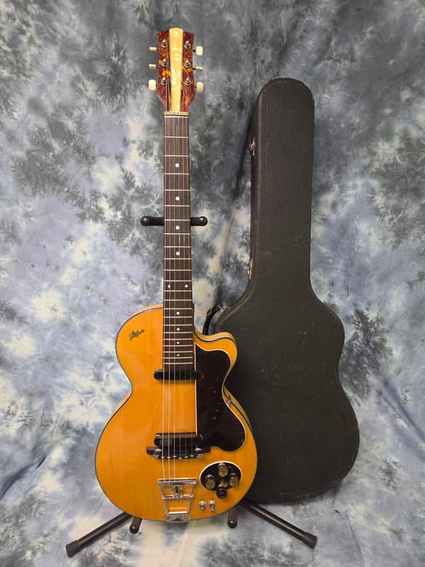 Vintage RARE 1956 Hofner 126 Club 50 Electric Guitar Pro Setup New Strings Original Hard Shell Case image 1