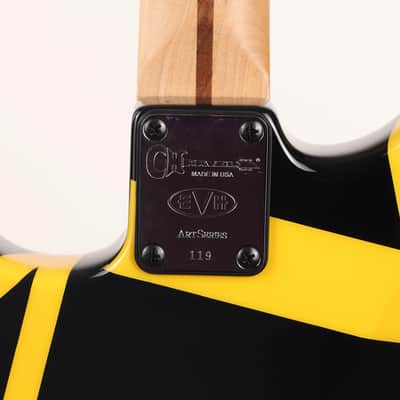 Charvel EVH Art Series Louisville Black and Yellow Stripes 2012 image 11