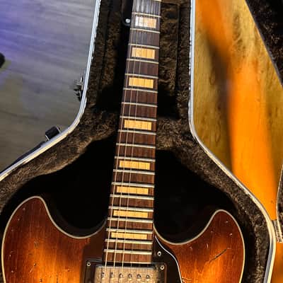 Ibanez ASV10A-TCL Artcore Vintage with Rosewood Fretboard - Tobacco Burst - hard shell case image 4
