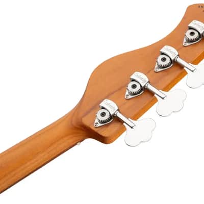 Sadowsky MetroExpress 21-Fret Vintage M/J Bass, Morado Fingerboard, 4-String - Solid Candy Apple Orange Metallic High Polish image 8