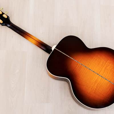 1995 Gibson J-200 Jumbo Guitar Vintage Sunburst, Figured Maple w/ Case image 16