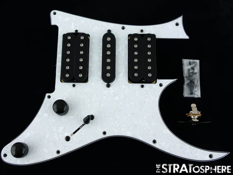 Ibanez RG450DXB HSH LOADED PICKGUARD Quantum Pearloid Guitar Parts Alnico image 1