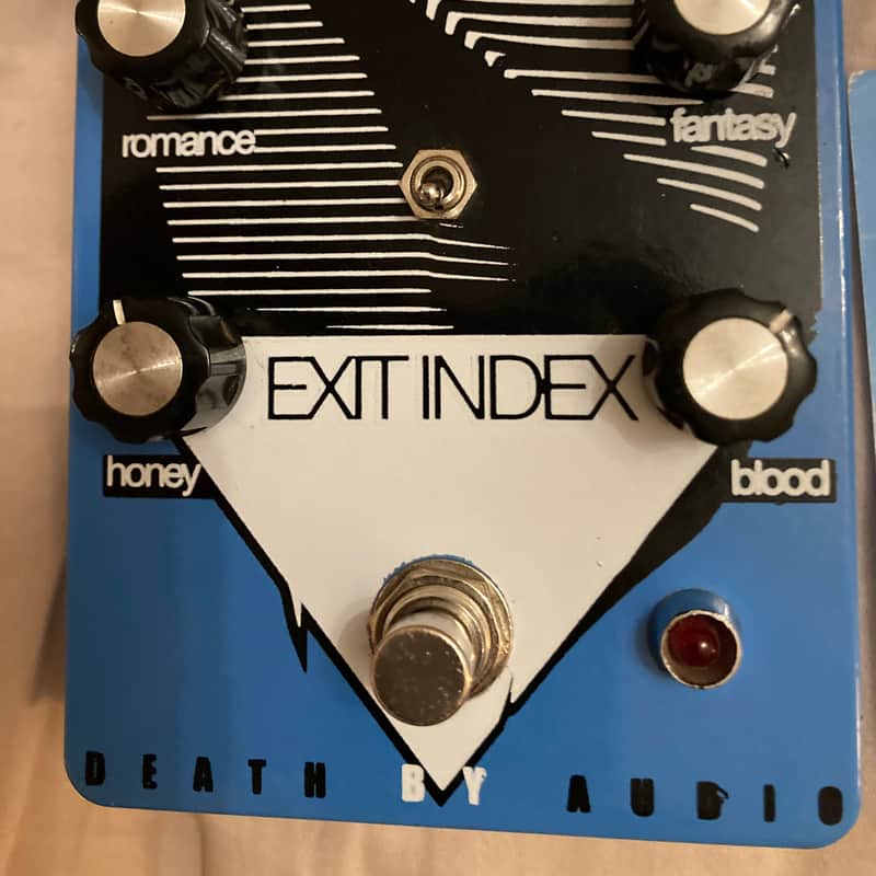 2017 Death By Audio Exit Index Tremolo/Overdrive Blue