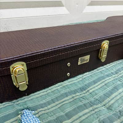 Gibson Lifton Les Paul Special / Jr “Gator Skin” Case – OEM Hardshell Case w/ Case Candy – Excellent image 3