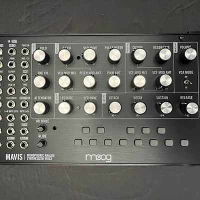 20-Piece Moog-Inspired Aftermarket Mavis Knob Kit New Production - Black/Aluminum image 3