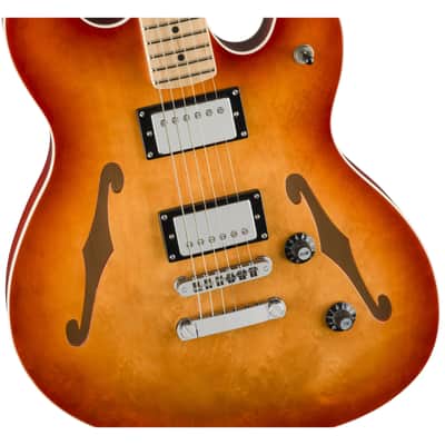 Squier Affinity Starcaster Deluxe SSB Sienna Sunburst - Electric Guitar image 3