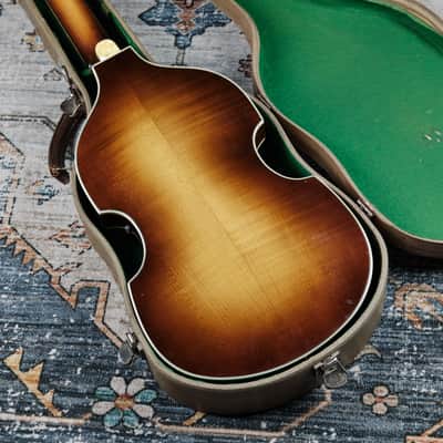 1965 Hofner 500/1 Violin Bass Sunburst image 10