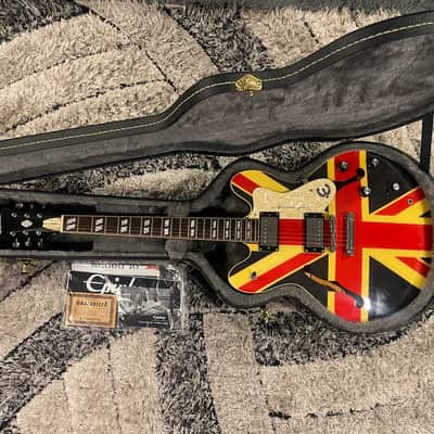 2006 Epiphone Noel Gallagher Signature Supernova - Union Jack image 8
