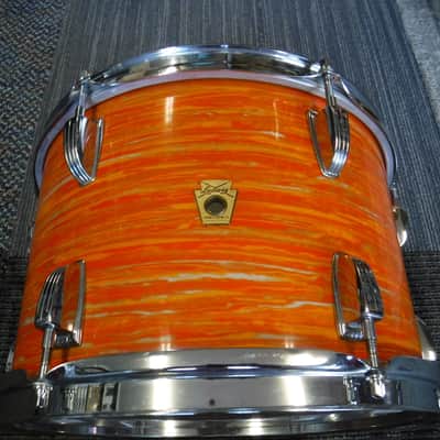 Vintage Ludwig Late 60's 12x8" Tom-Orange Mod-Excellent! image 1