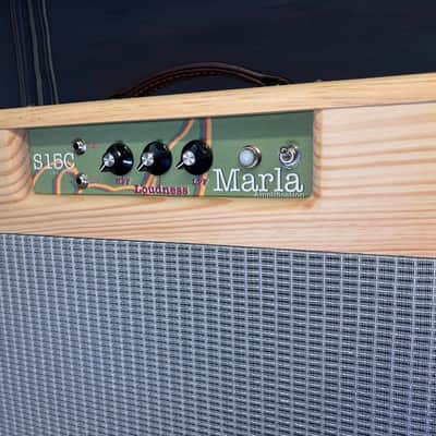 Marla Amps S15Classic + LIBBY Reverb Unit | Polyurethane Natural | Handwired | 15 Watts | 12in Combo image 10