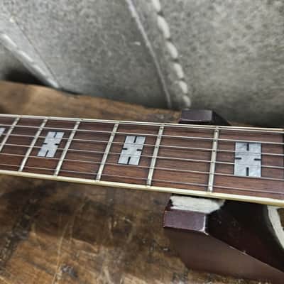 Ibanez 2453-CW Single Cutaway Hollow-Body 1976- Cherry Wine image 6