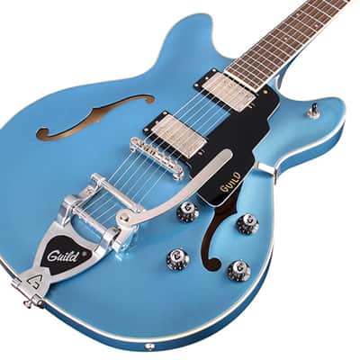 Guild Newark St. Collection Starfire I DC - Pelham Blue image 5