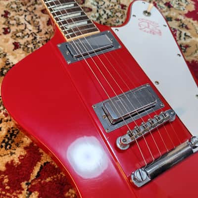 *RARE* 1989 Orville by Gibson FB Firebird Ferrari Red with Matching Headstock and Original Softcase, Japan MIJ image 8