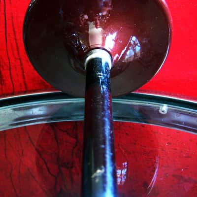 Vintage RARE 1930's Shure 730B crystal cardioid microphone Satin Chrome w Turner TB2 stand Billie Holiday image 16