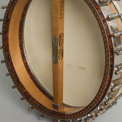 Fairbanks  Whyte Laydie # 7 5 String Banjo (1906), ser. #23847, period black hard shell case. image 16