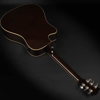 2014 Gibson Hummingbird Pro EC - Vintage Sunburst | USA Montana Square Shoulder Dreadnought Cutaway Pickup | CoA OHSC image 14