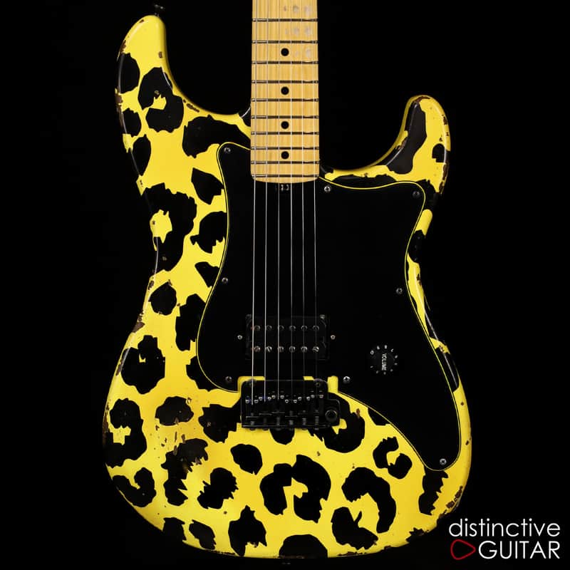 Friedman Guitars Vintage S - Graffiti Yellow Leopard image 1