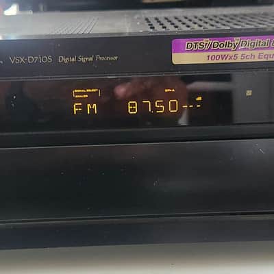 Pioneer Pioneer VSX-D710S Audio/Video Multi-Channel Receiver 90s - Black metal image 1