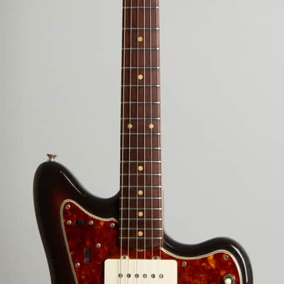 Fender Jazzmaster Solid Body Electric Guitar (1960), ser. #41163, original brown tolex hard shell case. image 8