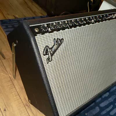 Fender Pro Reverb amp 1x12 Jensn Speaker 2002 - Black image 3