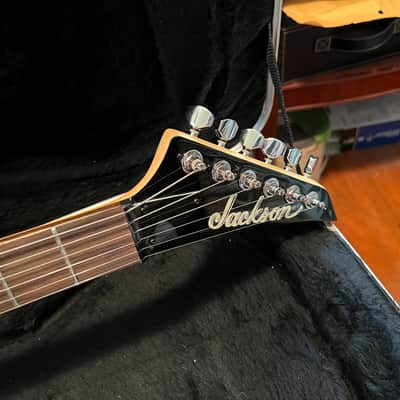 jackson electric guitar  candy apple red image 5