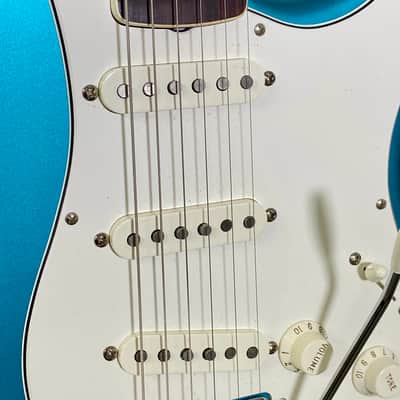 Fender Eric Johnson Stratocaster with Tweed Case 2014 - Lucerne Aqua Firemist image 9