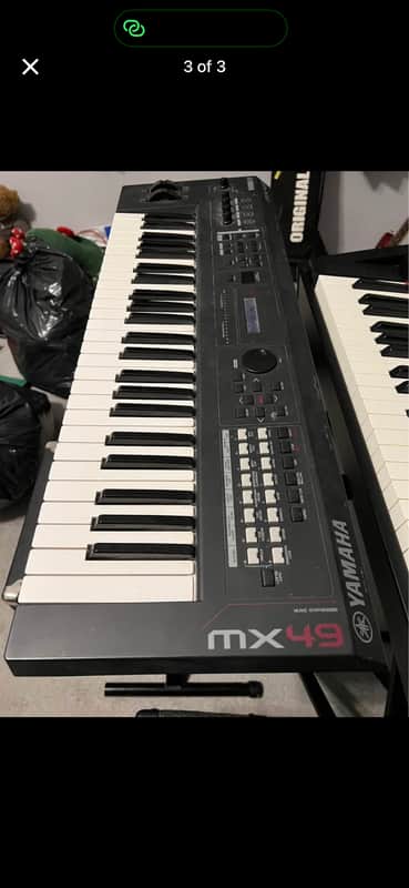 Yamaha MX49 Synthesizer 2016 - Present - Black image 1