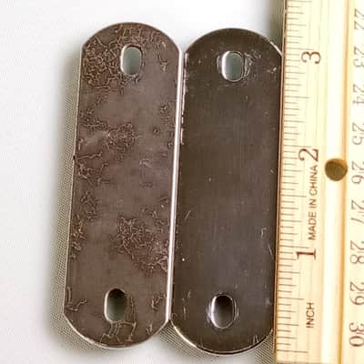 Ludwig Rail Mount Washer Spacers 2.5"Hole Spacing Chrome Bass Drum Super Classic image 1