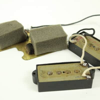Vintage 1966 Fender Precision BASS Pickups Set HOT 11K 1960's PBass Guitar image 4
