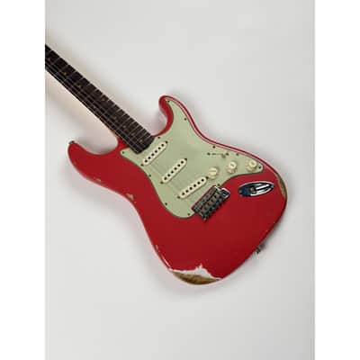 Fender CUSTOM SHOP LTD 62 STRATOCASTER RELIC FIESTA RED 2023 - Relic Fiesta Red image 4