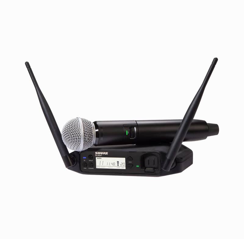 Shure GLXD24+/SM58 Dual Band Digital Wireless Handheld System image 1