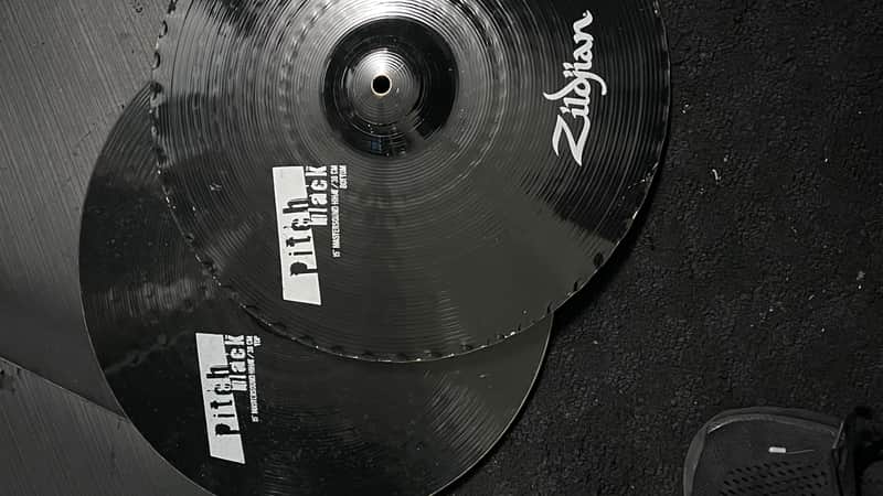 Zildjian 15”Pitch black 2010's - Black | Reverb