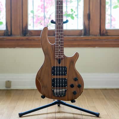 Wal Mk3 American Walnut Facings, Mahogany Core, Indian Rosewood Fretboard, Electric Bass Guitar image 1