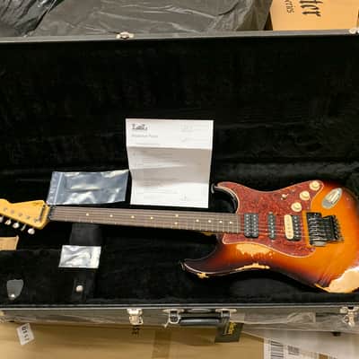 LsL Instruments Saticoy Mick Mars Tribute MM 3 Tone Sunburst Heavy Age Floyd Rose - Brand New with case image 20