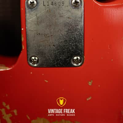 Fender Precision Bass 1964 - Fiesta Red image 9