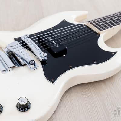 1967 Gibson SG Junior Vintage Guitar Polaris White w/ Case image 6