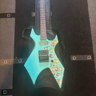 B.C. Rich Warlock late-80s - Robin’s Egg Blue image 1