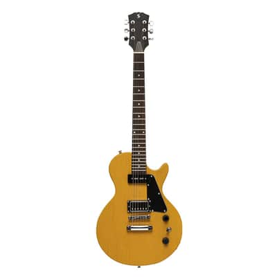 Stagg Standard Series Electric Guitar - Vintage Yellow - SEL-HB90 VYL image 5