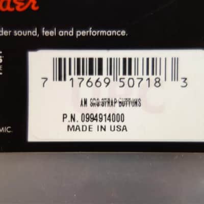 Fender American Series Locking Strap Buttons (2) (Chrome) image 3