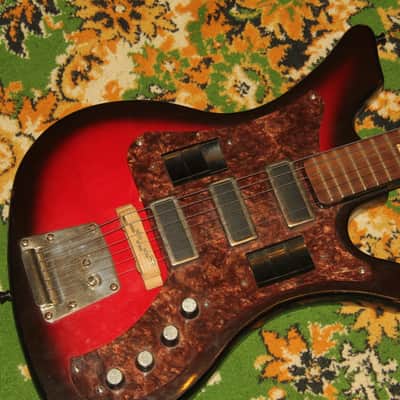 AELITA 230 BL RARE Soviet Vintage Electric Guitar USSR Russia 1980 URAL image 3