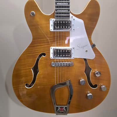 Hagstrom SUVIK-DDL Super Viking Semi-Hollow 2023 - Dandy Dandelion image 2
