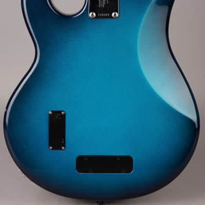Ernie Ball Music Man USA StingRay 4 H Bass w/ Piezo - 2002 - Blue Dawn Sparkle image 8